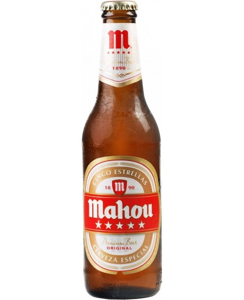 Mahou Cinco Estrellas 0.33L BAX Top Mahou Cinco Estrellas 0.33L BAX Top